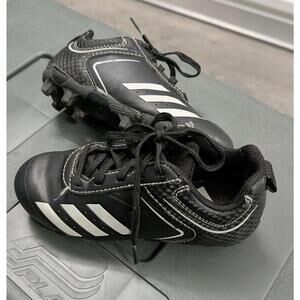 Sz.11K Adidas Boy's Child's Black Cleats